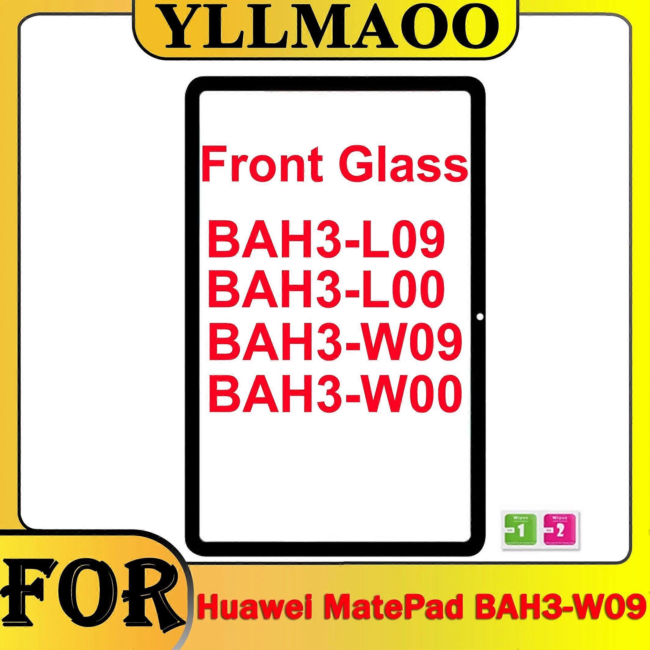 For HUAWEI MatePad bah3-L09 bah3-w09 bah3-w19 bah3-AL00 bah3-w59 Front Glass (No Touch Digitizer) Outer Panel Replacement Repair