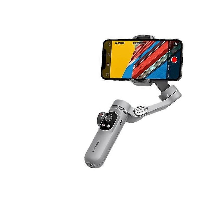 Aochuan Smart X Pro 3 Axls Handheld Ball Head Stabilizer with Fill Light Focus Zoom Display for Smartphone Vlog Video Shooting