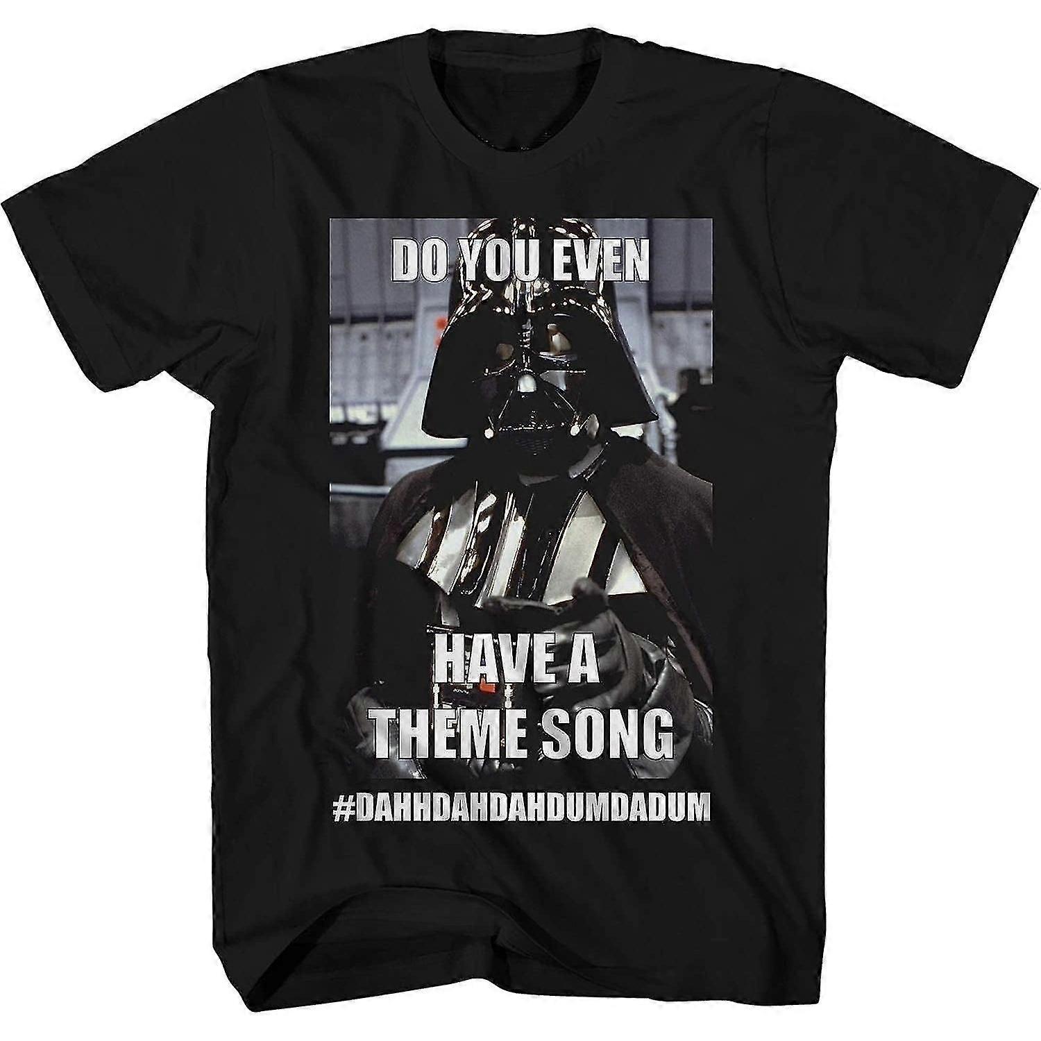 STAR WARS Darth Vader Dark Side Theme Song Graphic T-Shirt Ultra high quality