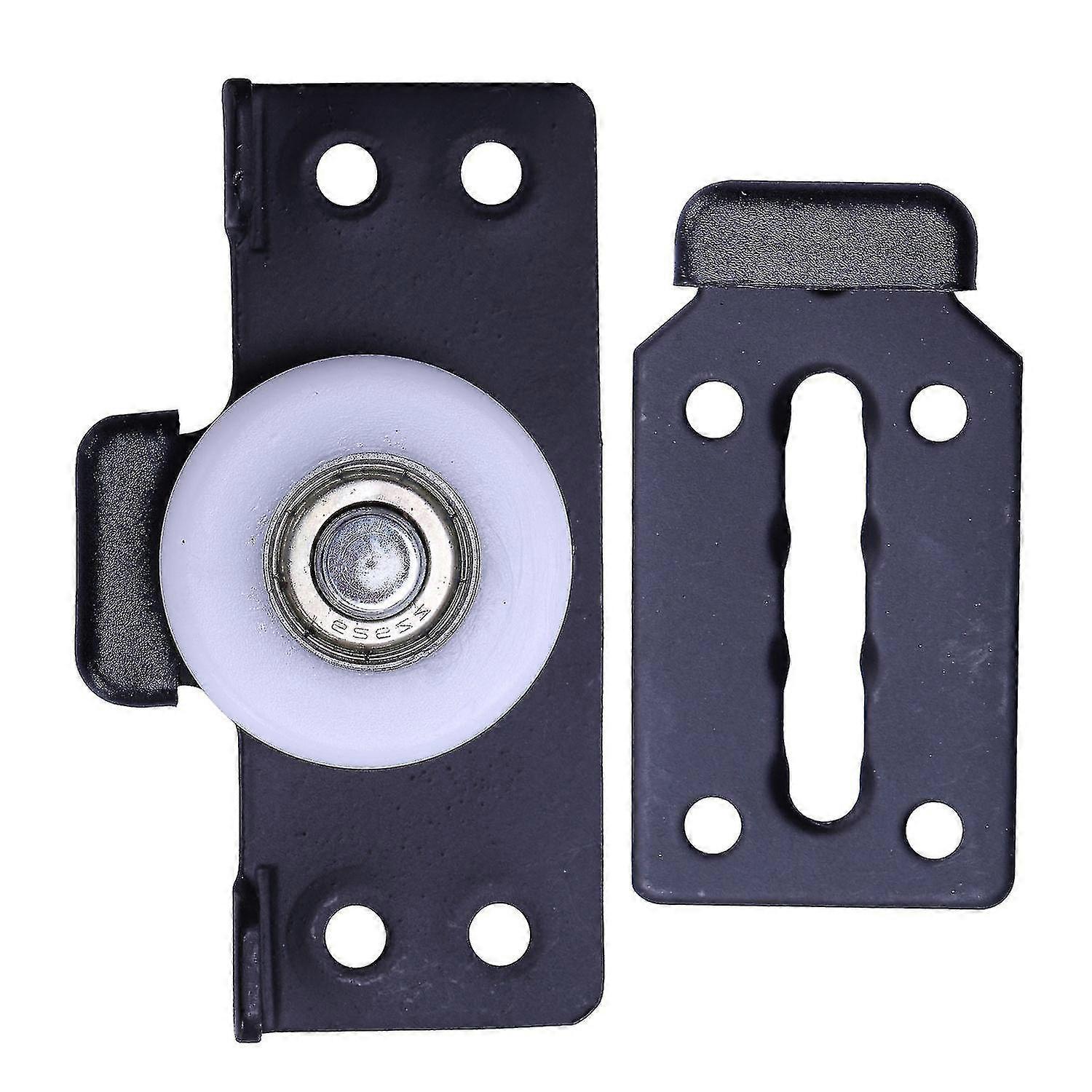 2 Pcs Sliding Door Wardrobe Pulleys Small Hanging Wheels Silent