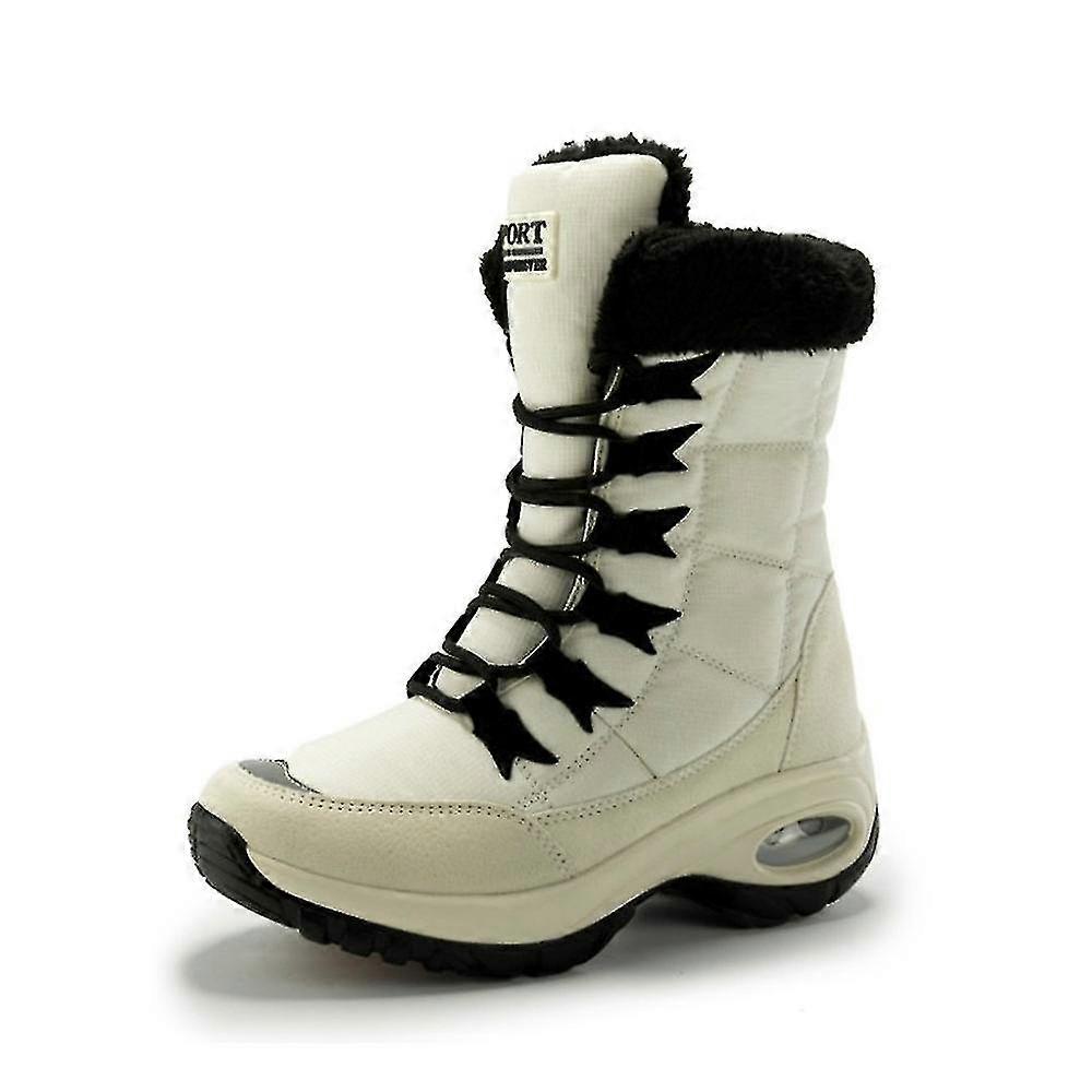 Botas de inverno à prova d'água quentes para mulheres