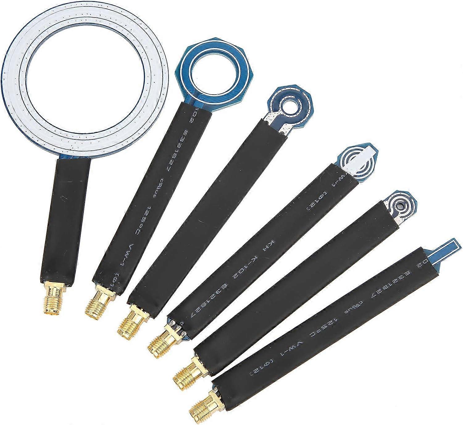 6Pcs PCB Near Field EMI Probe Antenna Interference Source Localization Radiation Magnetic Ergonomic Design with Wider Bandwidth