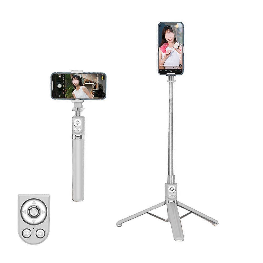 Draagbaar Selfie Stick Statief, 3 in 1 Uitschuifbare Selfie Stick, Roze, 1.75M