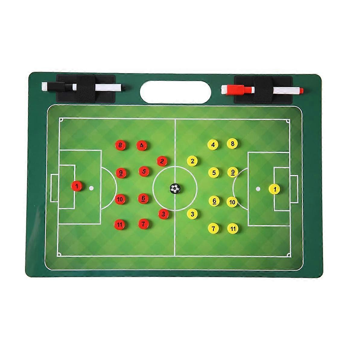 Magnetic Soccer Clipboard for ,Double-Sided Dry Erase Soccer Board for Sport Strategizing Techniques Plays