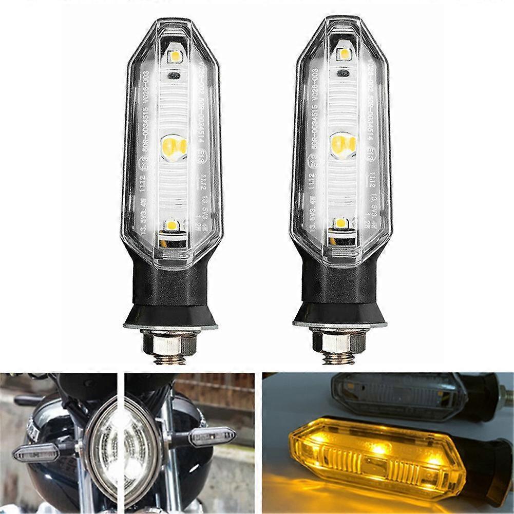 Motorcycle Turn Signals Lights Flasher Led Arrow Indicator Blinker Lamp Directional Accessories for Kawasaki Honda Suzuki Yamaha