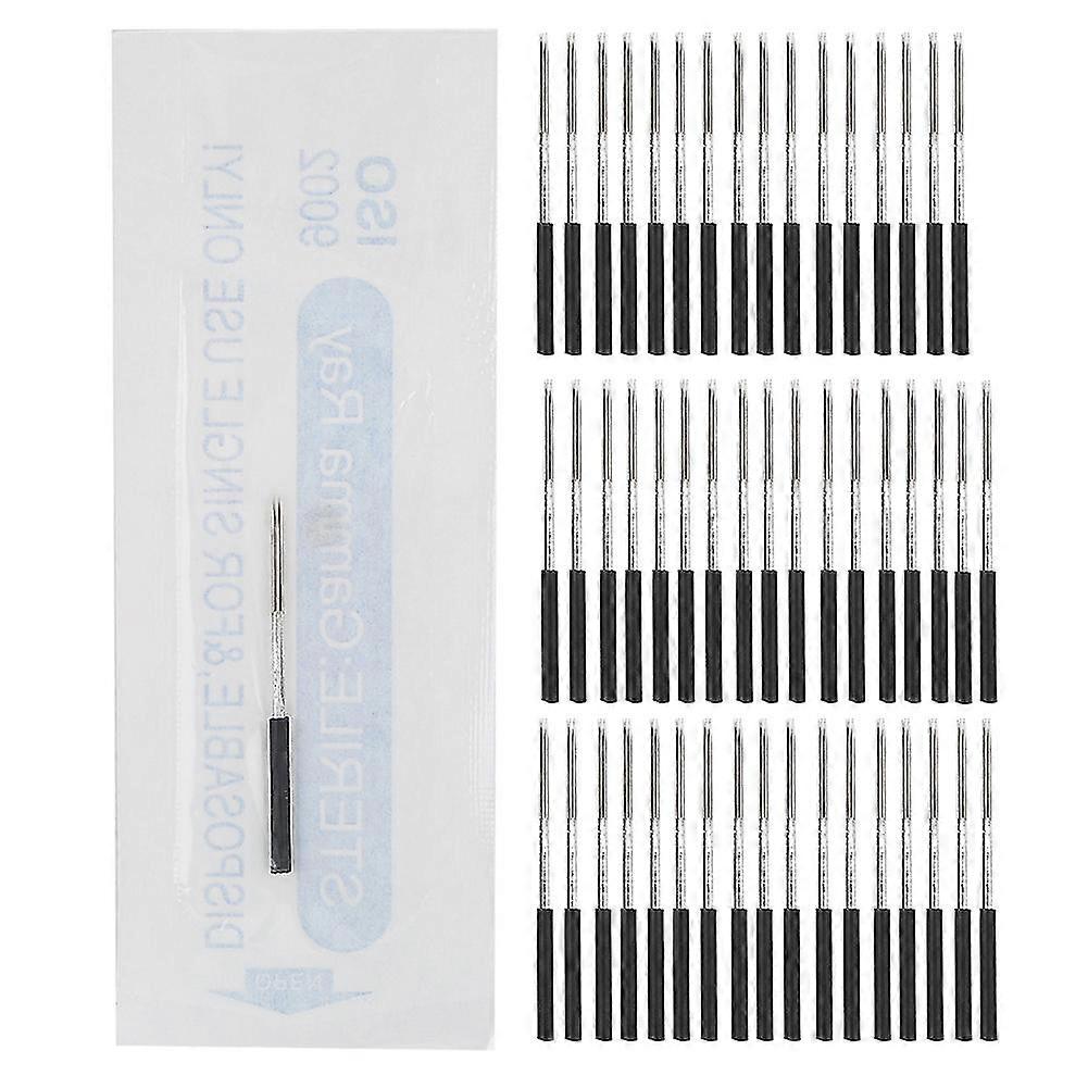 50pcs 5RS Lengthened Tattoo Needle Microblading Eyebrow Tattoo Accessory