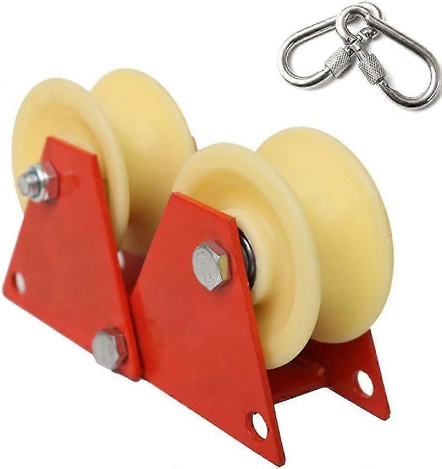 Labor-Saving Cable Retractor Protector for Manual Work - Foldable Wall Corner Pulley