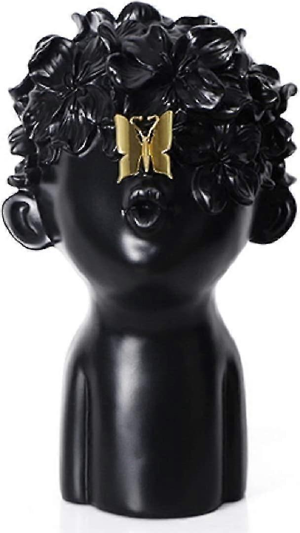 אחד שחור לבן פרפר Gaobei פסלי חזה עיצוב הבית מתנה מודרנית לסלון