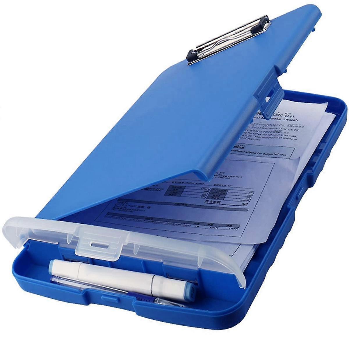 Clip Board Organizer Clipboards with Storage Nursing Clipboard Foldable File Folder Plastic Clipboa