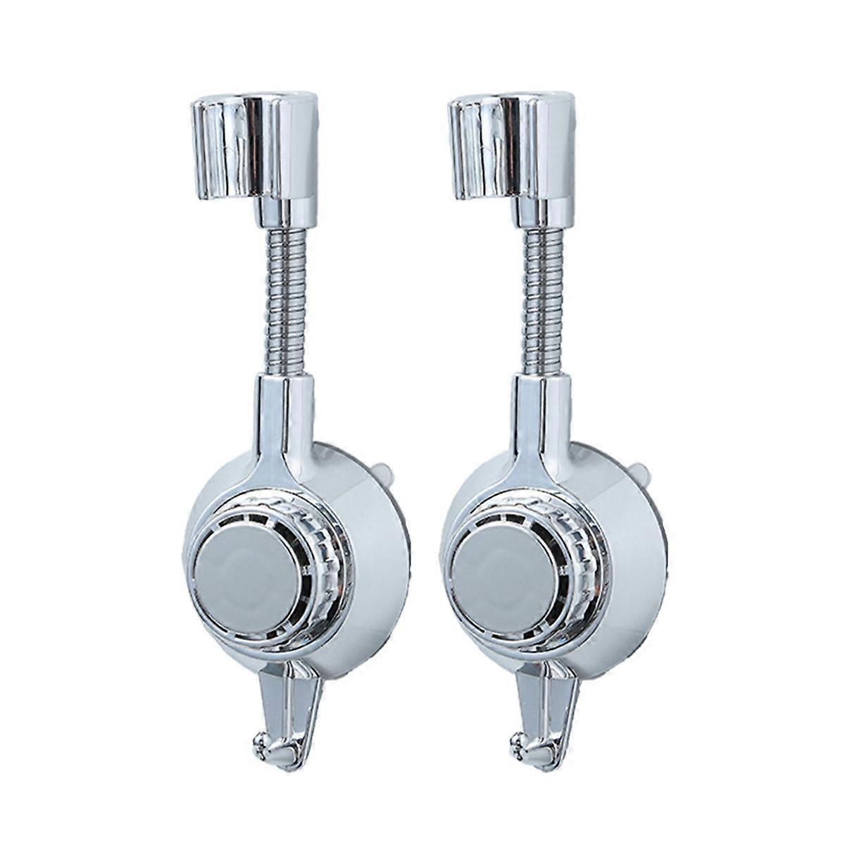 2 Suction Cup Shower Holders Adjustable Fixed Base Spray Head Shower Rack Bathroom Holder Holder Ha
