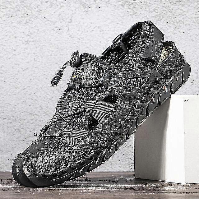 الصيف أحذية المياه التجفيف السريع للرجال أكوا أحذية الشقق في الهواء الطلق صنادل الشاطئ تنفس أحذية على شاطئ البحر أحجام 39-48