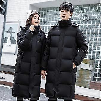 2024 New Men's Down Jacket Couple Winter White Duck Down Hooded Thickened Korean Youth Jacket For Men And Women-ZZY
