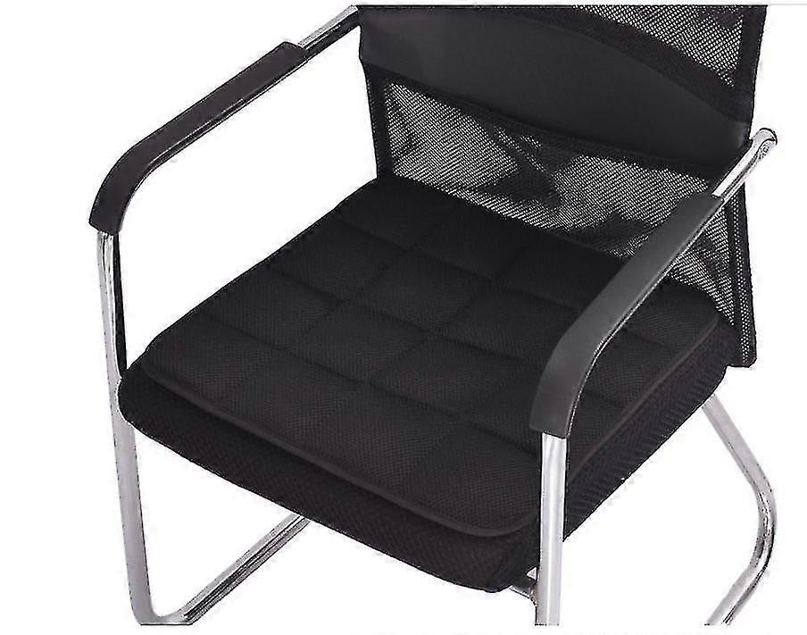 Car Sofa Four Seasons Universal Breathable Mesh Monolithic Bamboo Charcoal Non-slip Cushionblack