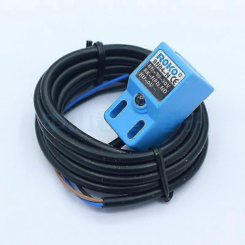 Interruptor de sensor de proximidad inductivo de 2 piezas de CC 6-36 V SN04-N 300Ma Sensor autonivelante de 4 mm Npn Sin interruptor de proximidad de tres cables