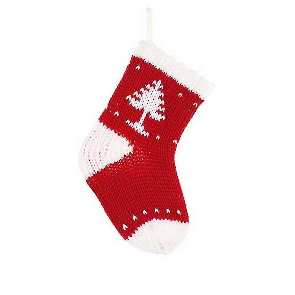 Christmas Tree Snowflake Elk Stocking Candy Gift Container Pendant Party Decor