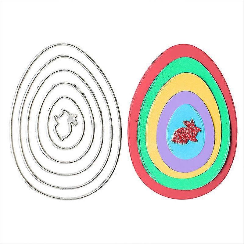 Easter Egg Pattern Cutting Dies Diy Mould Tool Handmade Cutting Dies Tool
