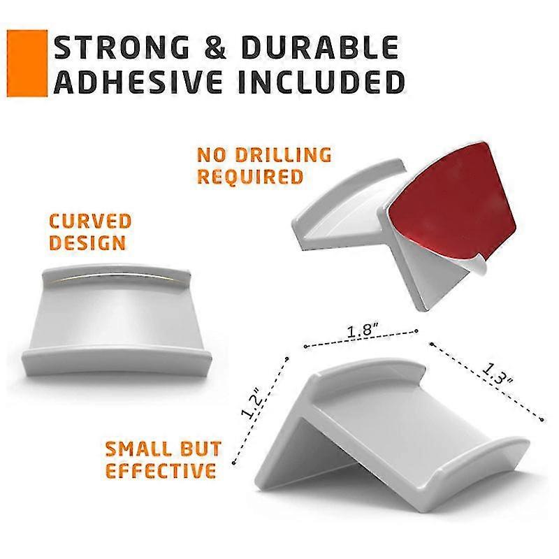 10pcs Hat Hooks Baseball Cap Hook Adhesive Wall-mounted Storage Rack Set