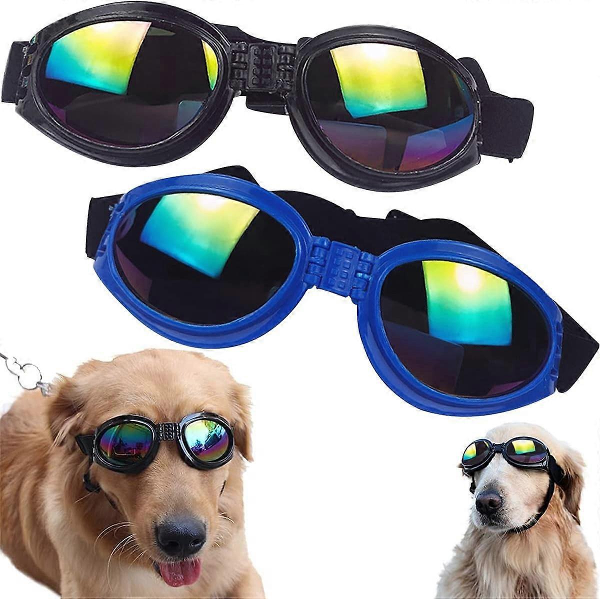 2025 Uudet koiran aurinkolasit koiran suojalasit, koiran UV-suojalasit, kesäaurinkolasit tuulenpitävät koiran aurinkolasit