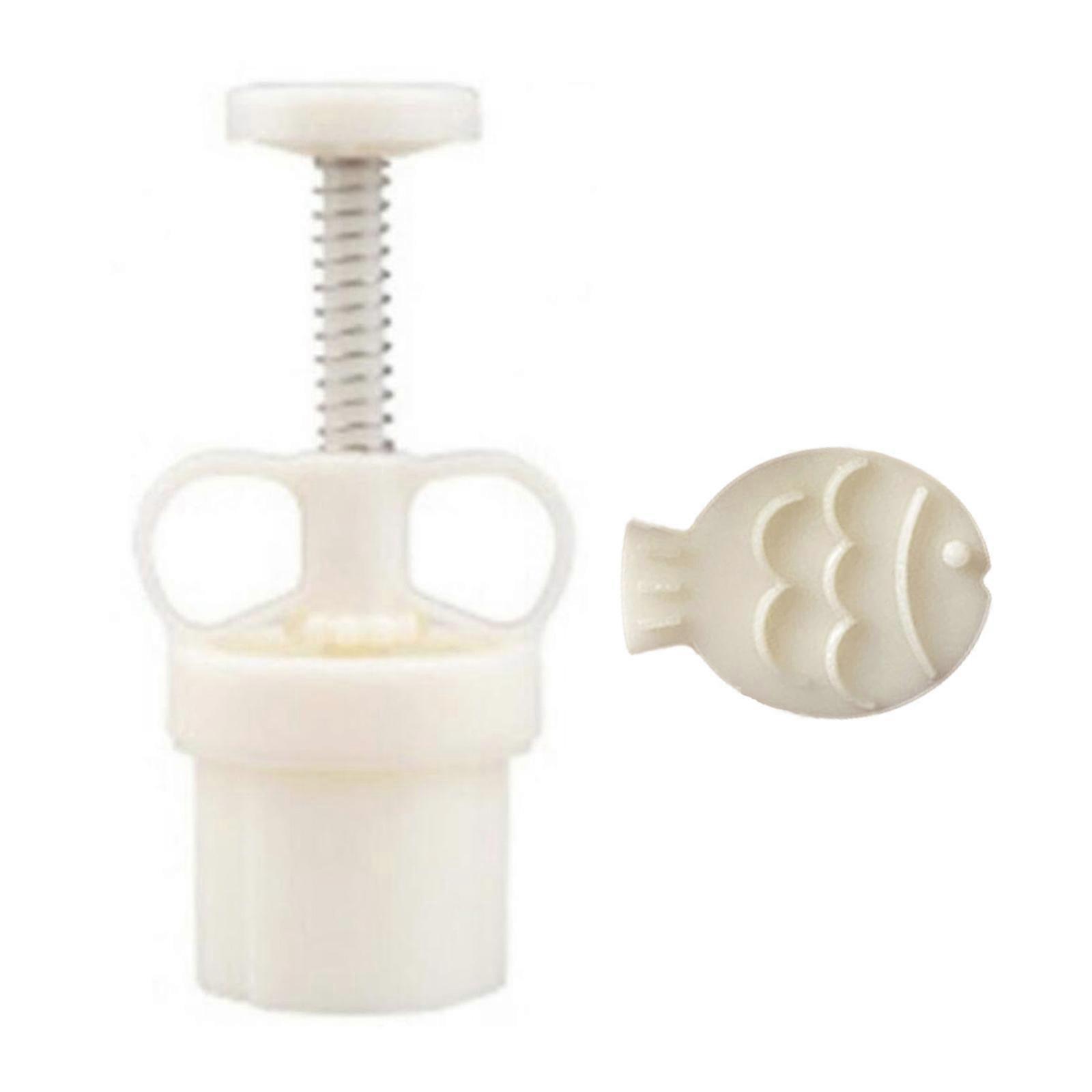 Mooncake Stamps Mooncake Moulds Fish Shaped Plastic Material Baking Accessories