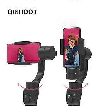 QINHOOT F8 3-Axis Gimbal Estabilizador portátil para suporte de telefone Estabilizador de vídeo iPhone Recording iPhone