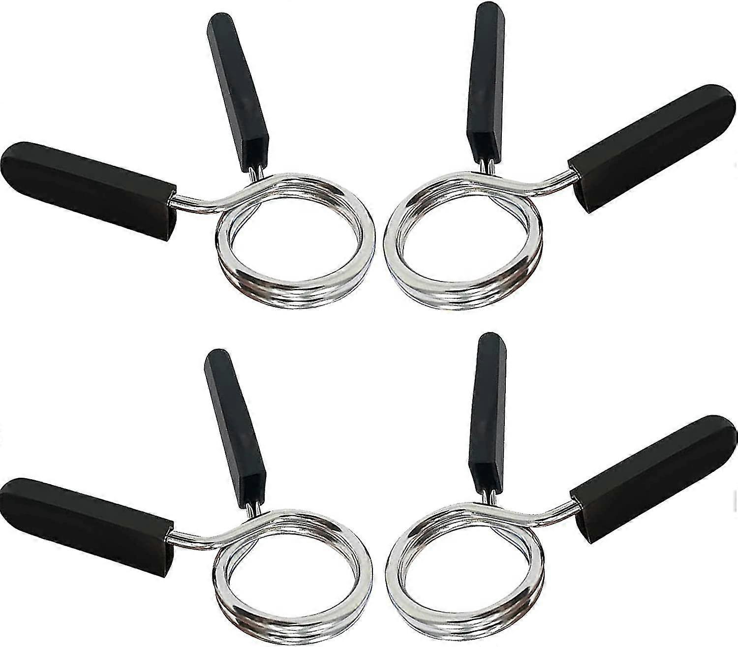 4pcs Dumbbell Clamp, 28mm Spring Clips For Dumbbells, Spring Clip Collars, Bodybuilding Spring Clip For Gym