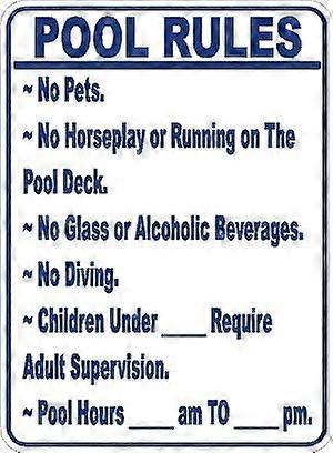 توقيع قواعد التجمع. 8x12 معدن.