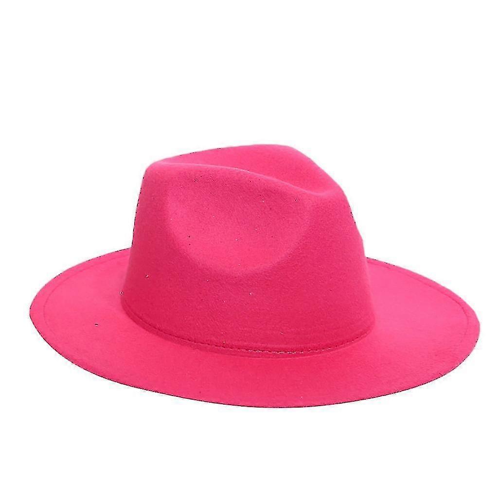Women's Crushable Wool Felt Outback Hat Panama Hat Wide Brim