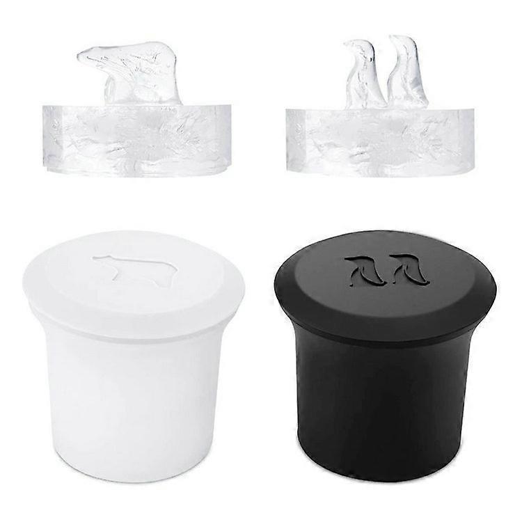 2Pcs Silicone Ice Cube Trays