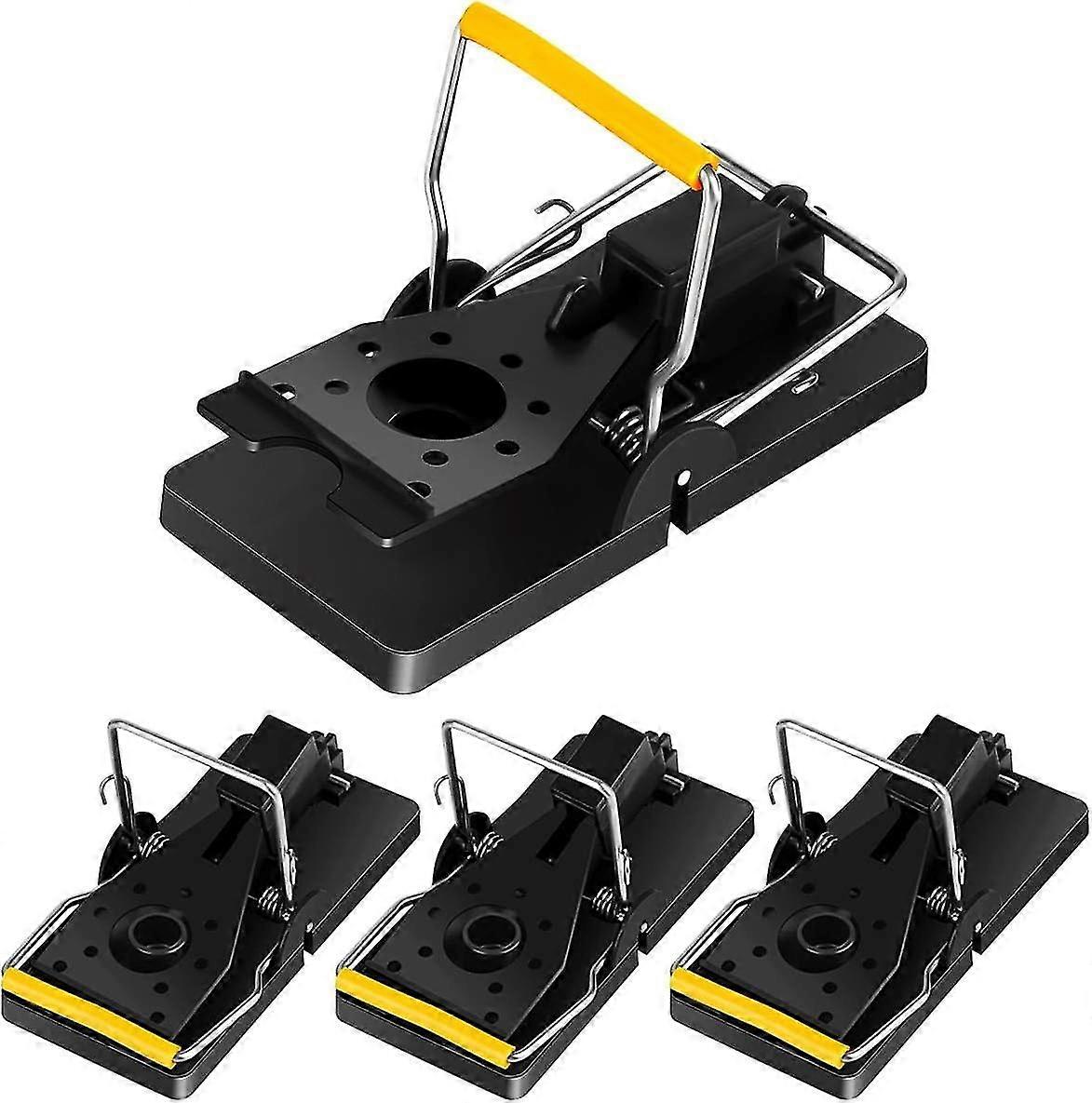 Mouse Trap for Rodents Indoor and Outdoor, 4-Pack
