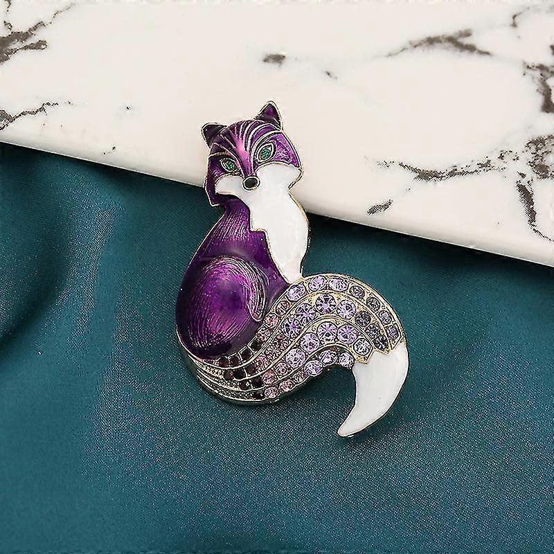 Purple Fox Pin