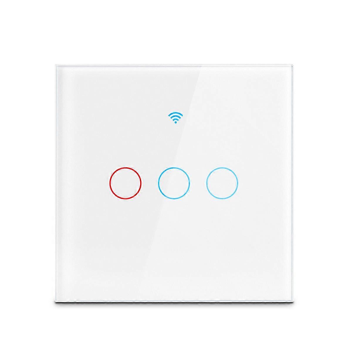 Tuya Smart Life Home House Wifi Wireless Remote Wall Switch Voice Control Touch Sensor Led Light Switches Alexa Google Home 220v