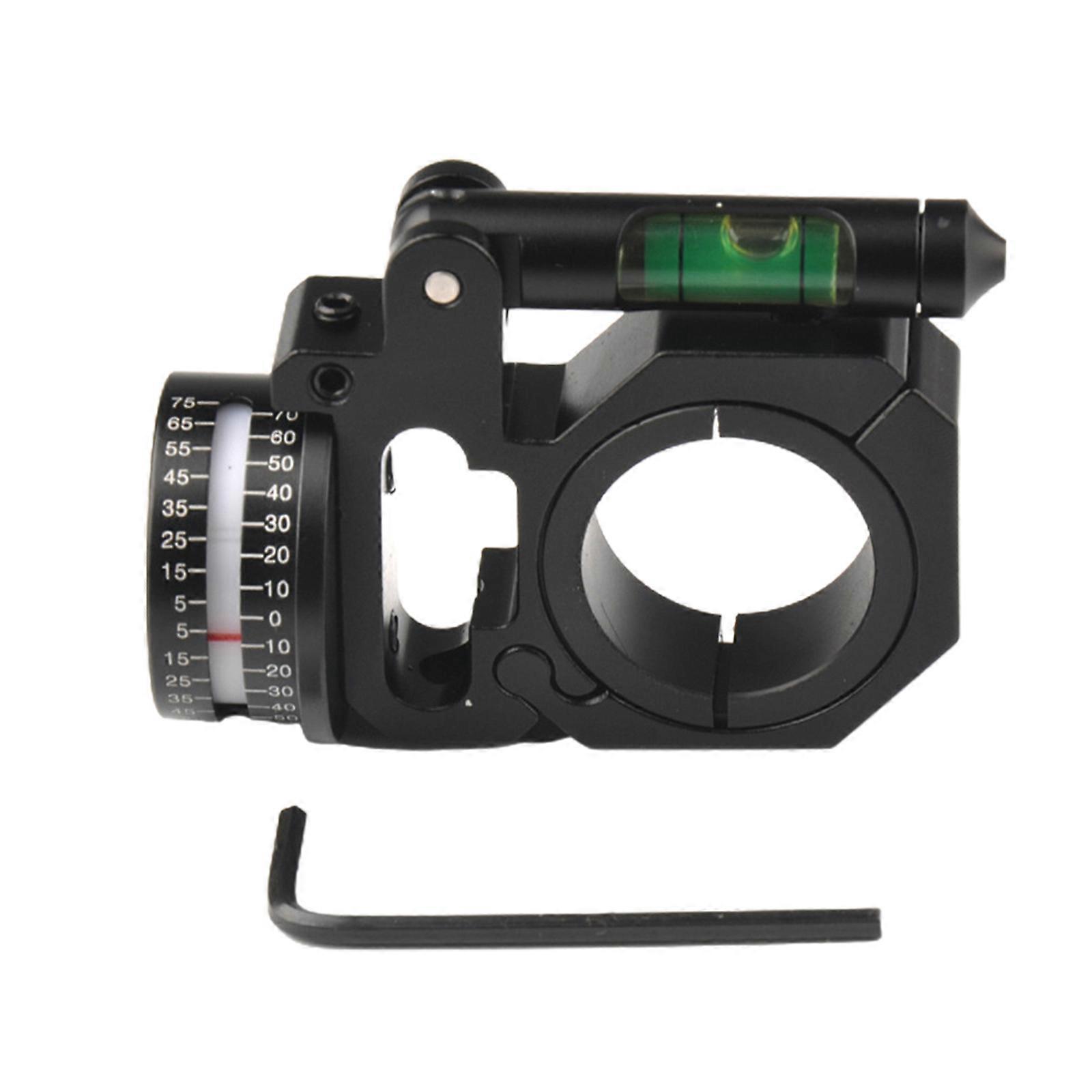 1" to 30mm Ring Angle Degree Indicator Scope Mount with Bubble Level Portable