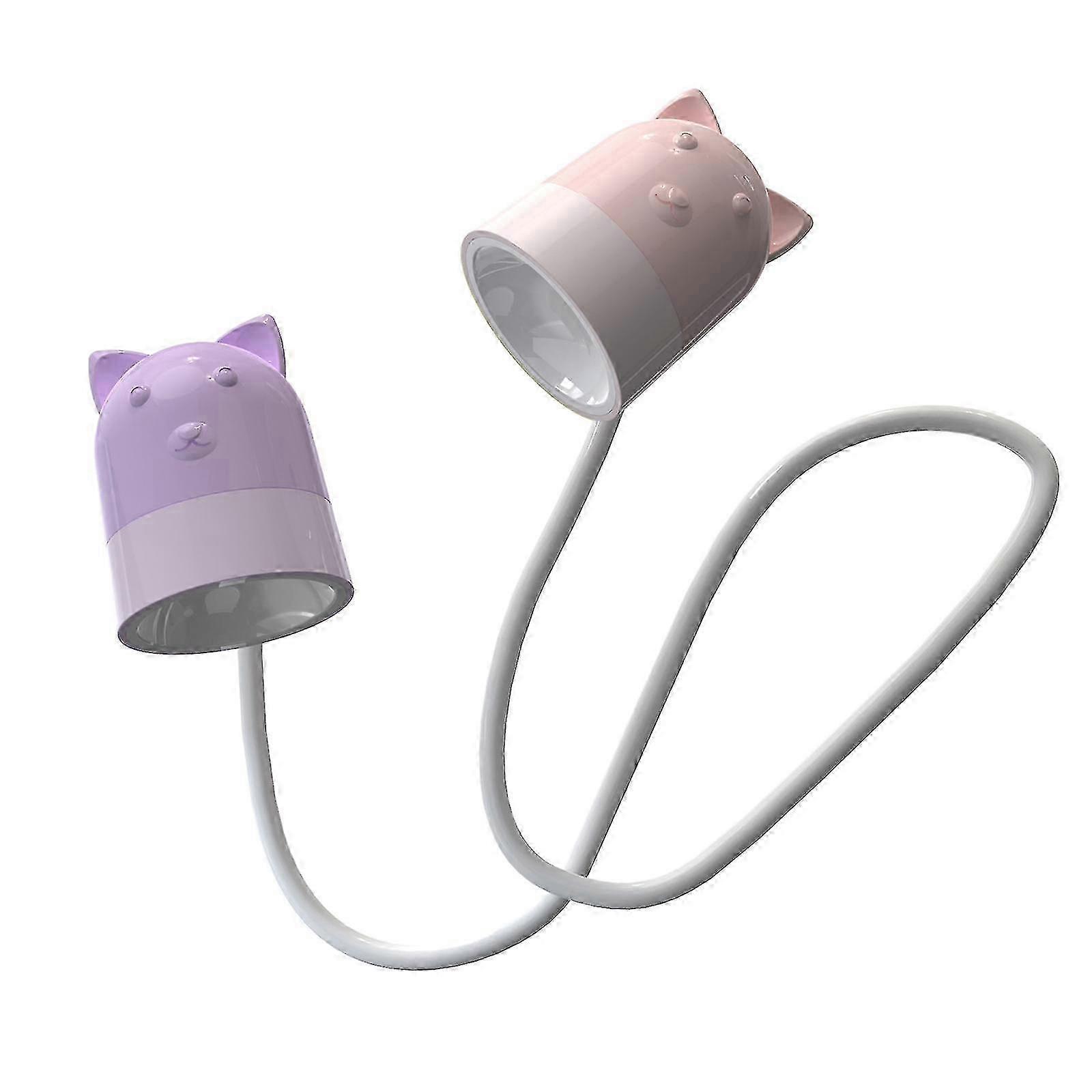 Kids Reading Light, Cute Book Lights For Reading In Bed, Led Neck Reading Light Bendable Headboard Light