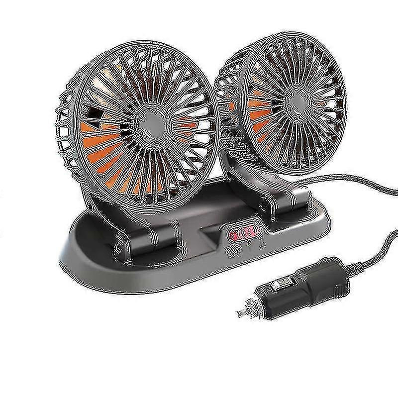 Διπλός επικεφαλής ανεμιστήρας αυτοκινήτων Rotatable ηλεκτρικός ανεμιστήρας ψύξης ταμπλό για το φορτηγό SUV αυτοκινήτων