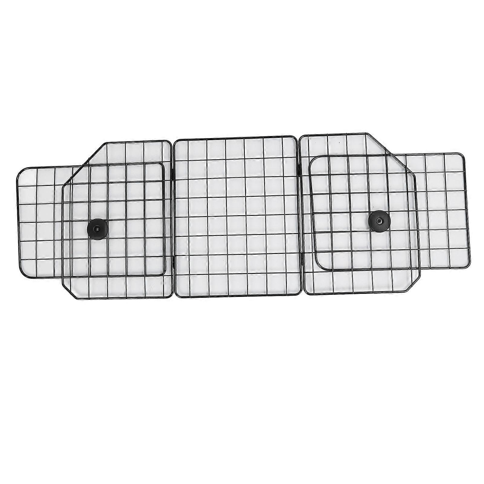 Dog Car Barrier Safe Driving Adjustable Iron Cargo Area Wire Mesh Pet Guard Divider Gate for SUV Van Vehicle 