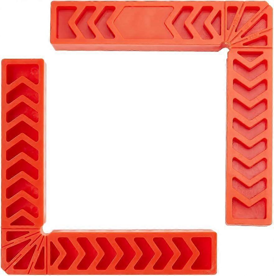2pcs 90 Degrees Positioning Squares Right Angle Clamp Corner Clamp 8inch Positioning Right Clamps Square Tool for Frame Cabinets Woodworking
