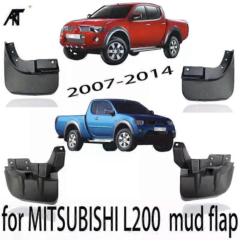 mud flap template for MITSUBISHI L200 2007-2014 Car Mud Flaps Mud Flap Mudguards Fender