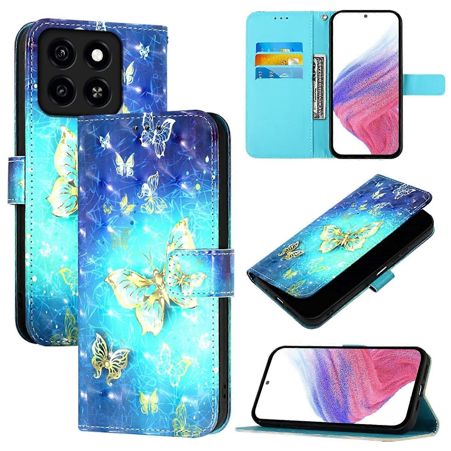 For ZTE Blade A35 / A55 artificial leather case cover wallet design motif 1