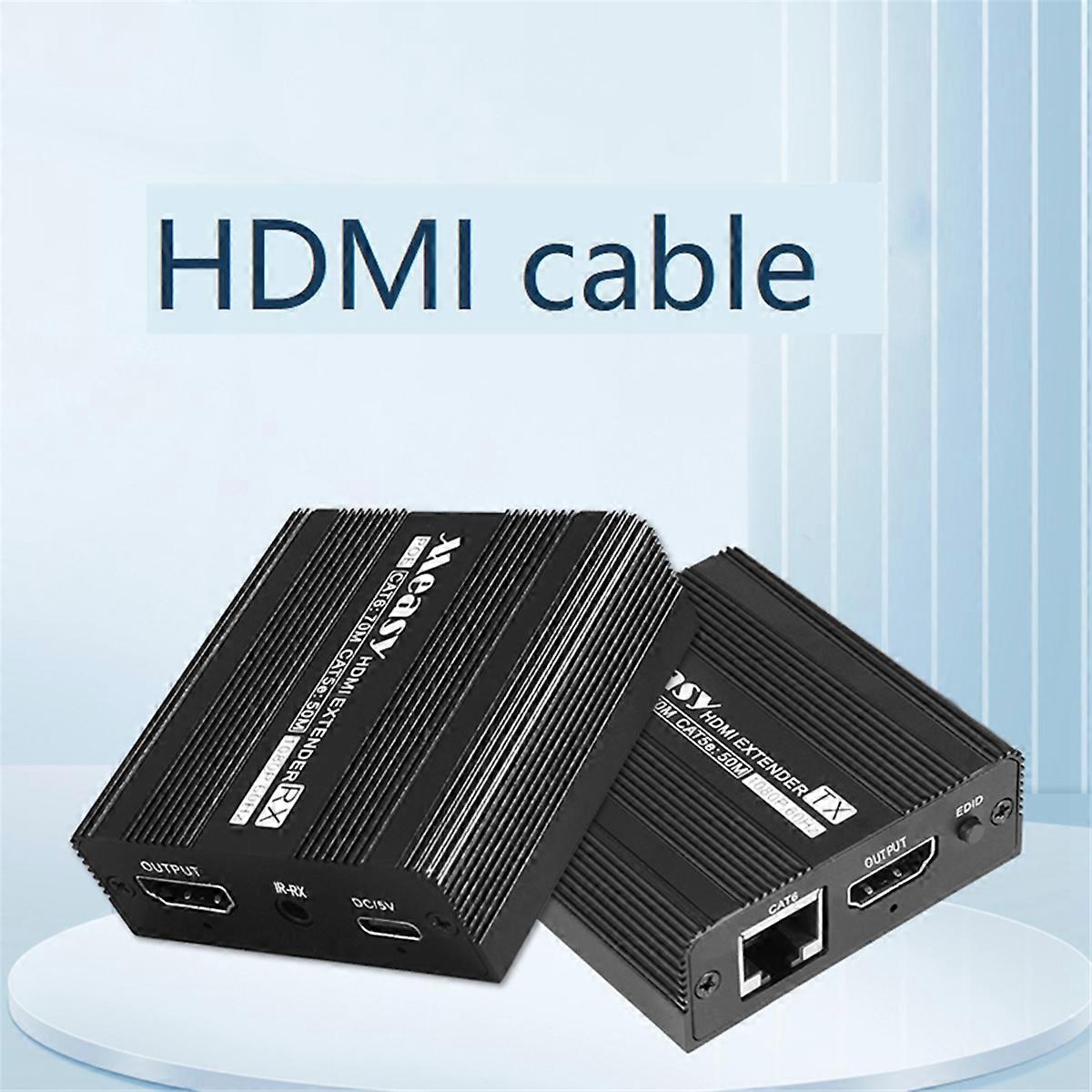 ET100 -Compatible Network Cable Extender POE Single Power Supply Multifunction Transmitter Receiver with UK Plug