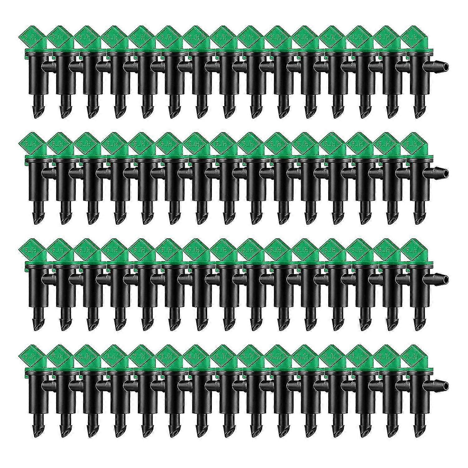 60 Pieces 4gph Removable Drip Sprinkler Garden Irrigation Dripper