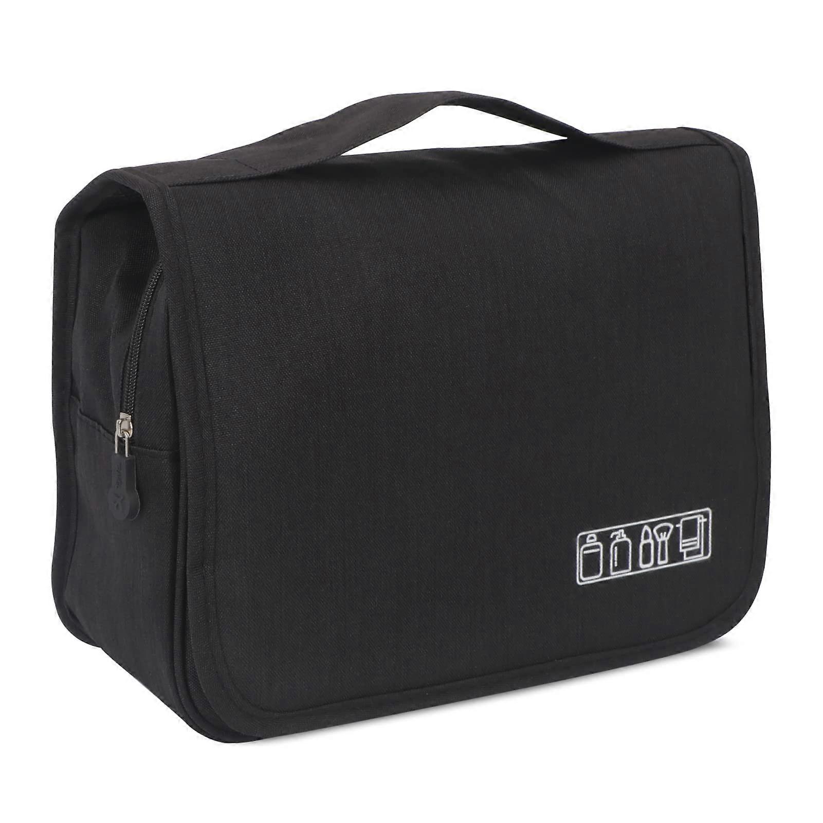 Hanging Toiletry Bag for Women and Men, Travel Organizer with Multiple Compartments, Waterproof Fabric, Portable Design