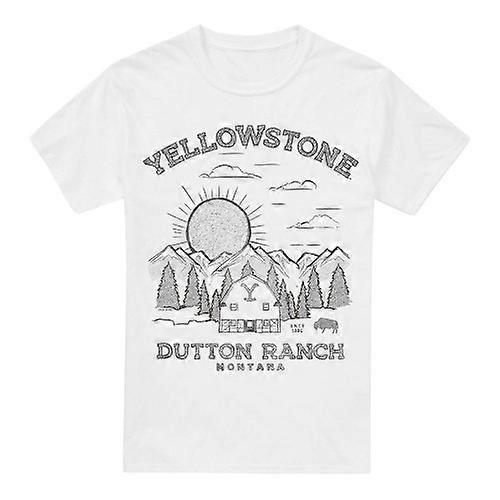 Yellowstone Mens Dutton Ranch Sunrise T-Shirt