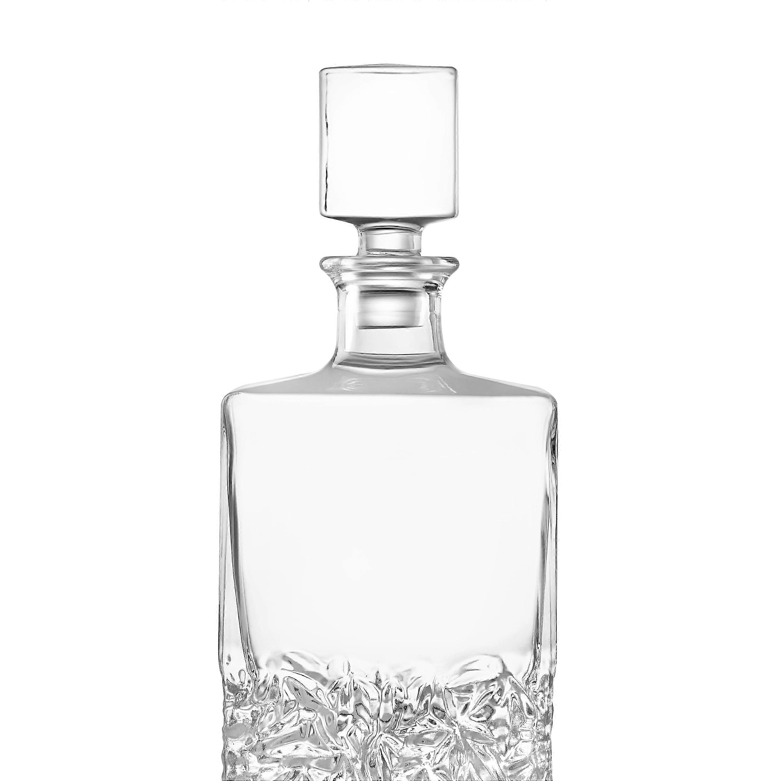 Makerflo 24 oz Whiskey Decanter with Airtight Stopper - Ideal for Personalization and Home Bar Decor