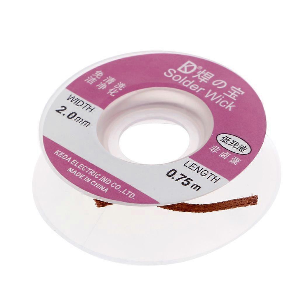 2mm Desoldering Solder Braid Wick Remover Cable Wire New