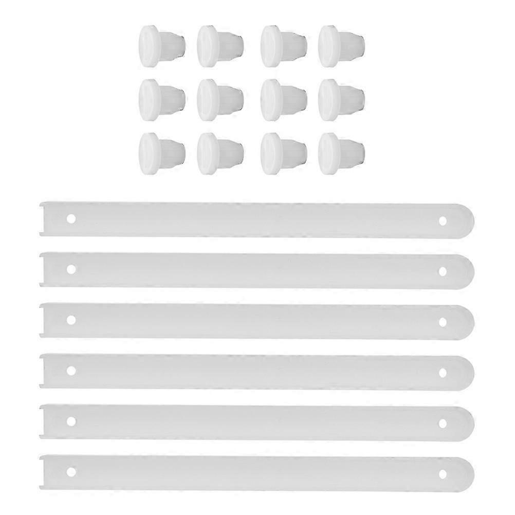 3 sett plastskuffeskinner, skuffereservedeler, skuffeskinner