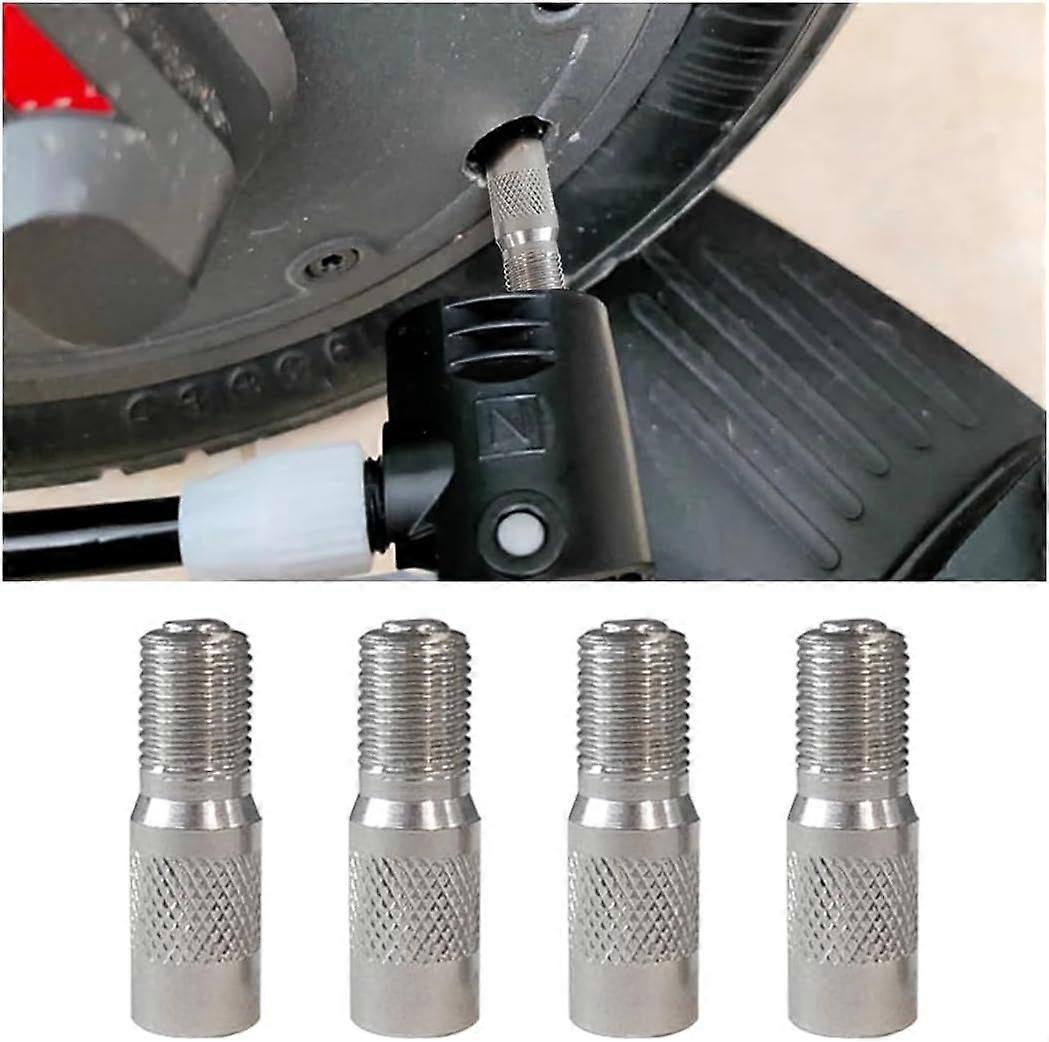Pieces Tire Valve Extension Adapter, Tire Valve Extenders, Tire Extension, Valve Extension Adapter, Tire Valve Extension for Xiaomi M365 Scooter Car