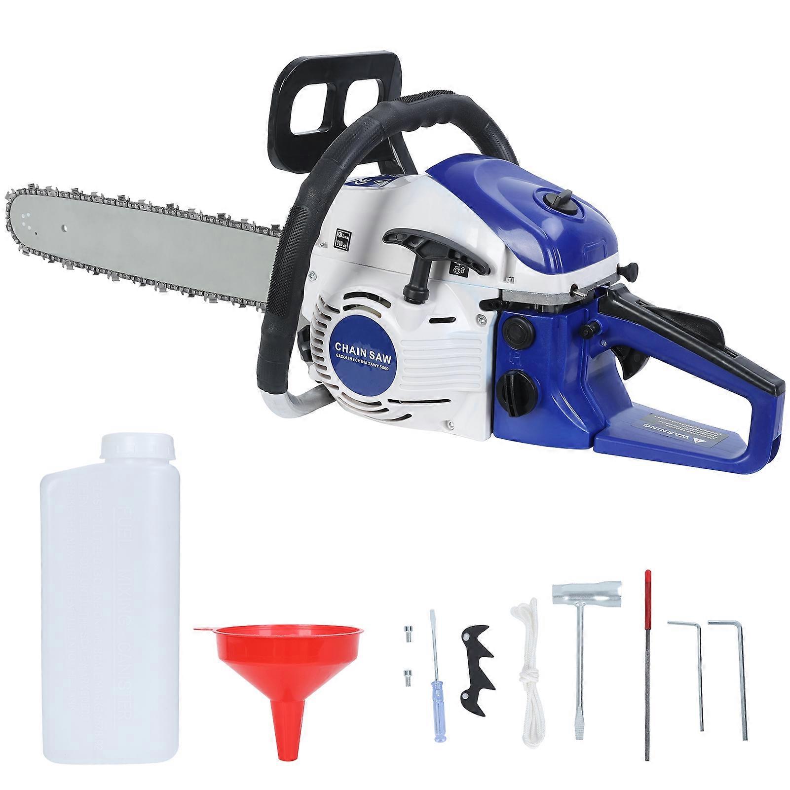 58cc Gas Chainsaw,20 Inch Gas Powered Chainsaw ,High-Power Logging Saw for Wood Cutting and Tree Trimming