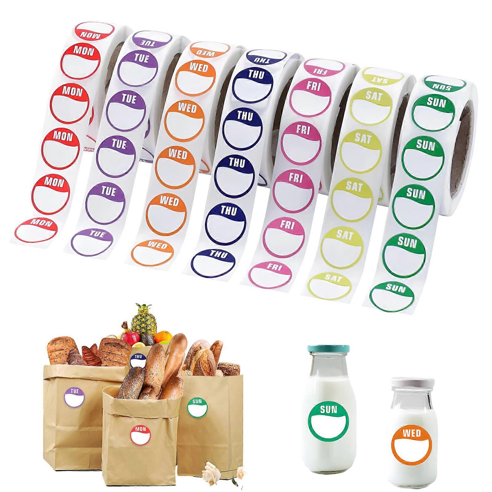 7pcs Englisch Weekly Sealing Sticker -7 Stile