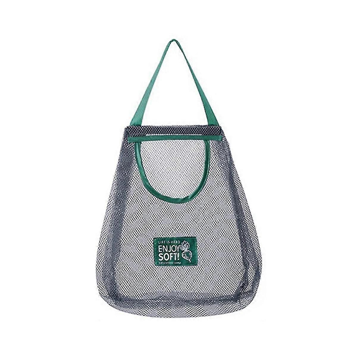 Reusable Kitchen Hanging Mesh Bag Large Capacity Home Fruit Vegetable Storage No.2