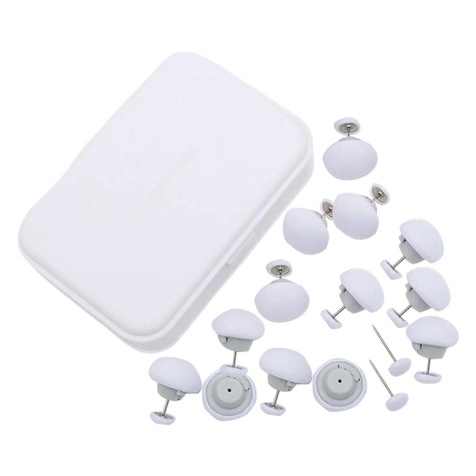 16Pieces Quilt Holder Clips Secure Comforter Inside Duvet Practical Fasteners For Neat And Clean Bedding Arrangement White